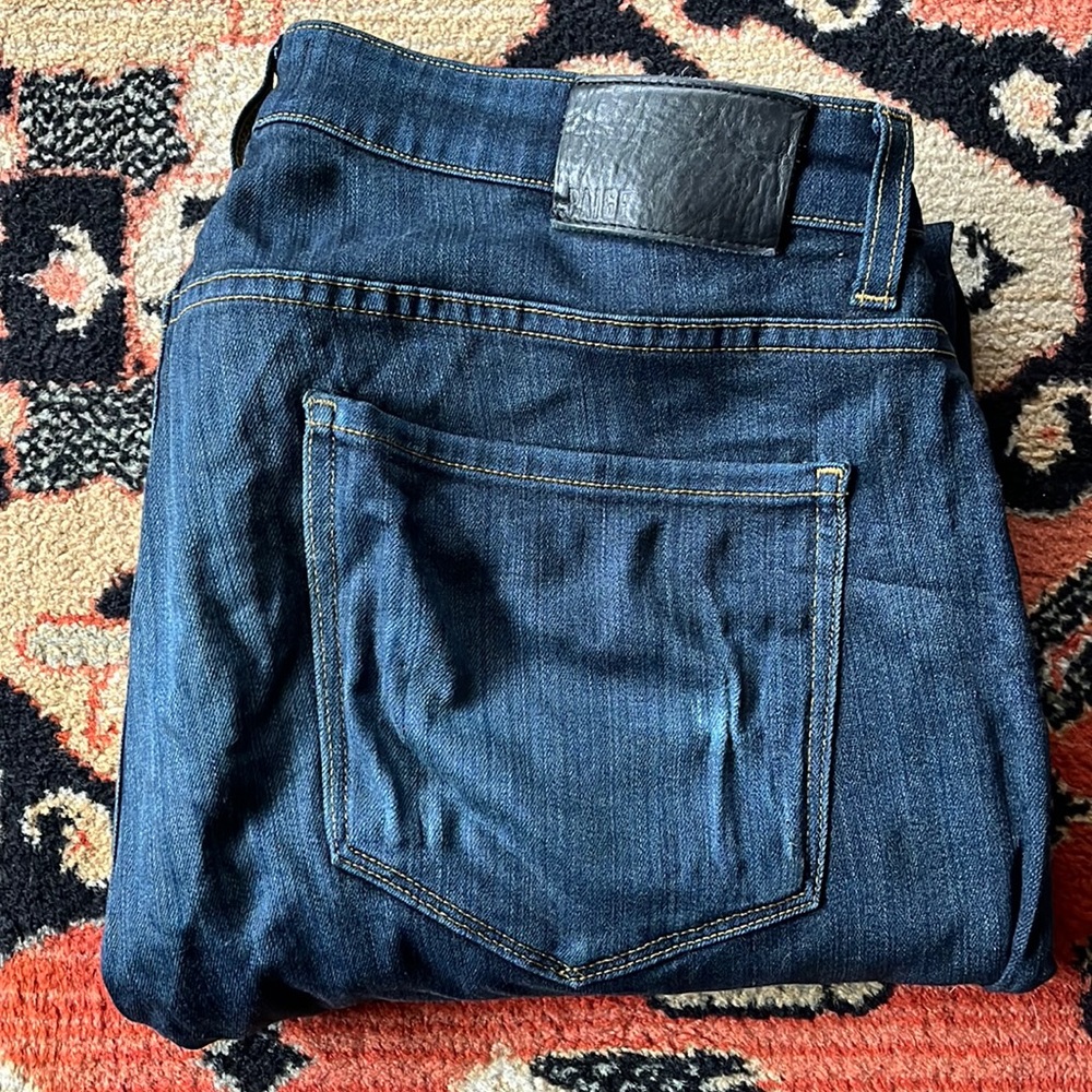 Paige Federal mens soft denim pants USA made 34x34